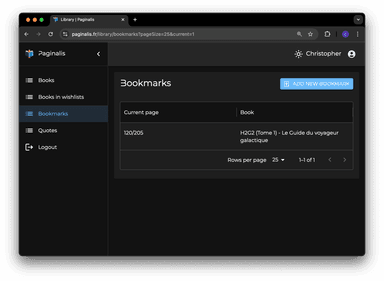Illustration of bookmark